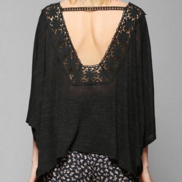 Urban Outfitters summer poncho boho blouse top - Picture 2 of 6